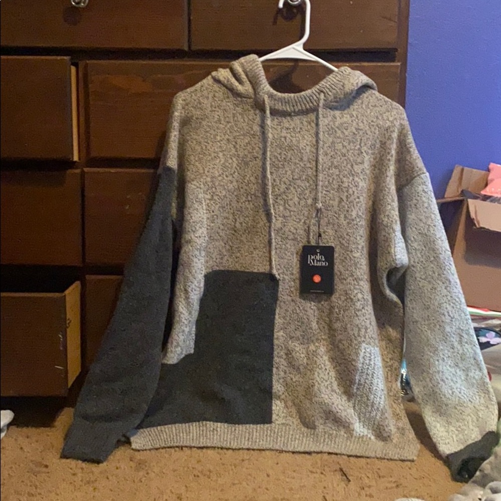 Color block sweater